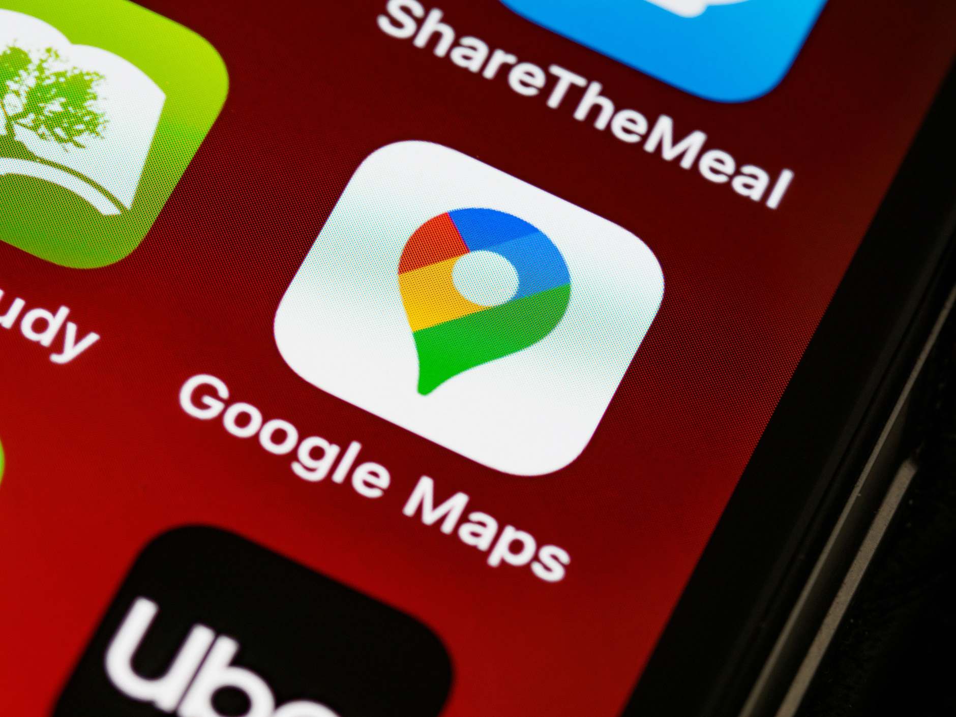 The Google Maps app icon on a phone home screen, the first place most customers look for a contractor